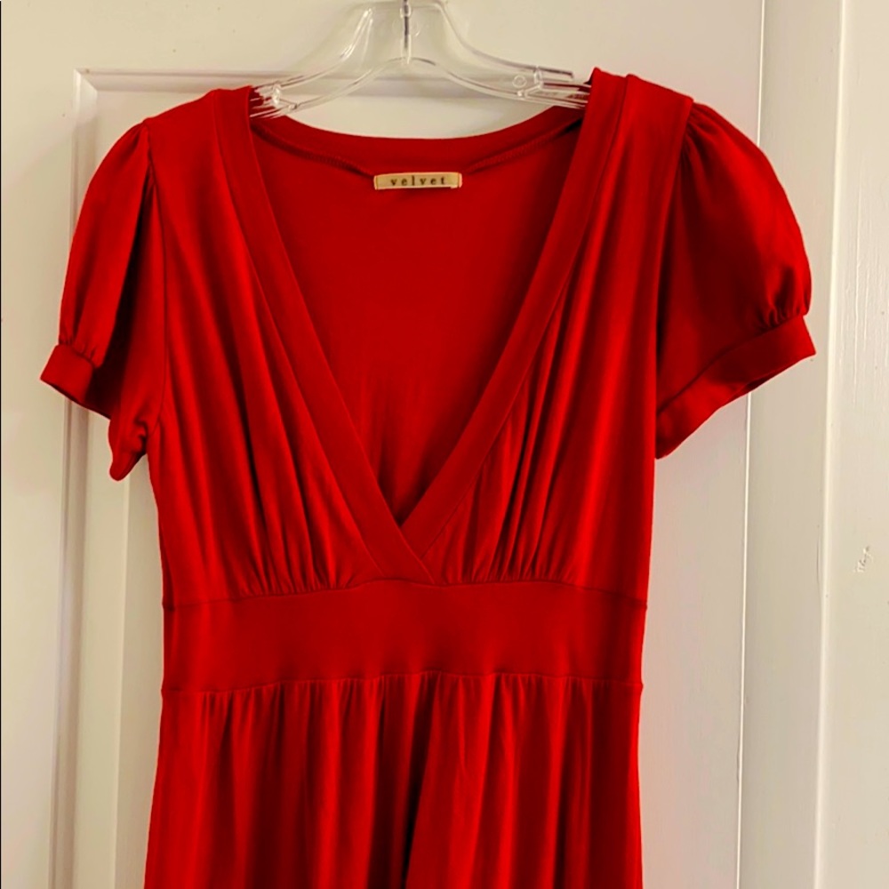 Anthropologie  red dress by Velvet